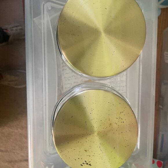 Glass Jars with Gold Lids - Picture 3 of 5